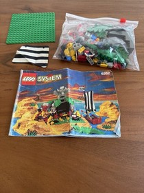 Lego System Pirates Set 6262 King Kahuka's Throne inc Instructions 90s