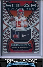 2024 Panini Obsidian Patrick Mahomes II Solar Swatches Logo Patch Contra SP D513