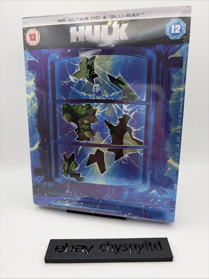 HULK 4K UHD BLU RAY STEELBOOK UK ZAVVI LTD ED NEW & SEALED 2003 - image 2 of 4