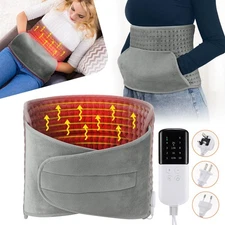 Back Heating Pad Uterus Warmer Waist Heating Belt Electric Heating PadGrey