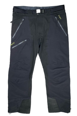 Norrona Men s Lyngen Windstopper Pants Caviar Black SZ Large Belted Ski Touring