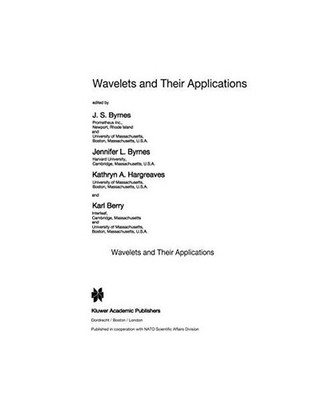 Wavelets and Their Applications