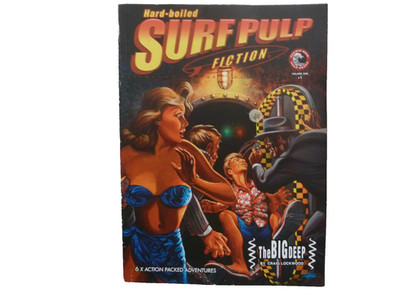 HARD-BOILED SURF PULP FICTION (6 X action packed adventures) paperback