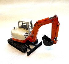 Siku Schaeff Hr 32 Raupenbagger mit Greifer orange weiß schwarz 1/50