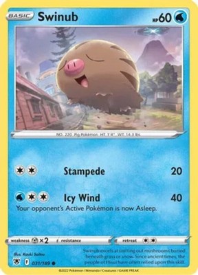 Swinub - 031/189 - Common - Moderately Played