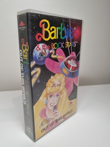 Barbie & The Rockstars 1987 VHS Video Cassette Mattel Out Of This World - Picture 3 of 9