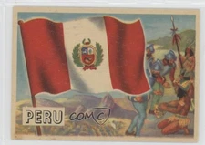 1956 A&BC Flags of the World Peru #6 7i6