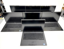 Lot (7) Dell Latitude 7400 14" i7-8665U, 1.90GHz, NO HDD NO RAM NO BATTERY PARTS