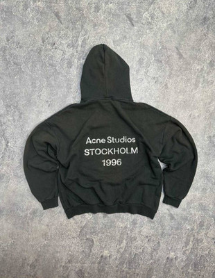 Acne Studios Hoodie Black Color Size S,(Fit M like cropped) New Brand With Tags