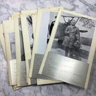 Vintage Photo Exhibit WW1 US Military Air Force Ace Pilots With Biography