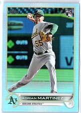Adrian Martinez Rainbow Foil Parallel Rookie Card RC 2022 Topps Update US77