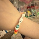 Pride Kandi Single. Luv Is Luv. Love Isn't Lust.27 Beads. Bracelet. LGBTQ Pride — photo 1