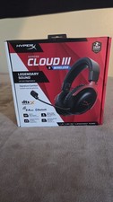 HyperX Cloud III S Wireless Gaming Headset Bluetooth 2.4GHz Boom Mic Black/Red