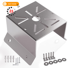 GZQIUYI Security Camera Corner Mount, Stainless Steel Bracket, 1 Pack, 1 PACK