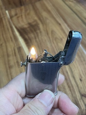 Vintage beautiful 1930s Thorens Double Claw Lighter ( Swiss) Rare - Working!