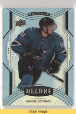 2020-21 Upper Deck Allure Rookie SP Double Rainbow Maxim Letunov #102 READ 0cv