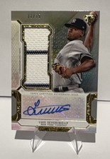 2018 Topps Triple Threads Single Jumbo Relics /75 Luis Severino #UAJR-LSE Auto 