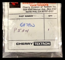 P534, Cherry Aerospace Tool Part, O Ring For GH780 Riveter, New Original Package