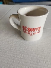 Ol' South Pancake House Fort Worth Texas Red MWare China Diner Style Coffee Mug