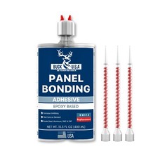 Panel Bonding Adhesive, Two-Part Epoxy, 400 ml/13.5 fl oz Cartridge, Black