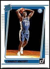 Charles Bassey #213 2021-22 Panini Donruss Rookie 76ers B0144A