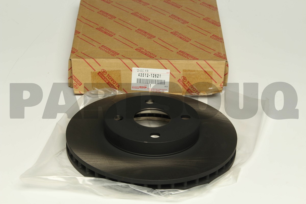 4351212621 Genuine Toyota DISC, FRONT 43512-12621 | eBay
