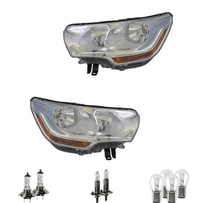 Scheinwerfer Set H1/H7/P21/5W für Citroën C4 II B7 DS4 inkl. Osram Lampen