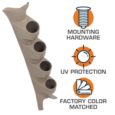 Medidores GlowShift Para 2004 Ford F-350 Super Duty