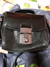 Borsa Tracolla Mano Trussardi Originale Metalizzata vernice pari al nuovo.
