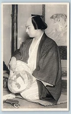 Postcard Japan Actor S.M. Koizumi 1920s RPPC Real Photo M03