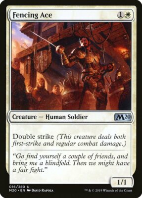 Magic MTG Tradingcard Core Set 2020 Fencing Ace 16/280