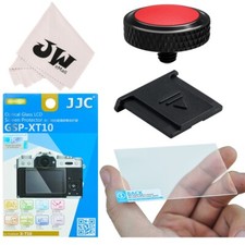 4in1 Glass Screen Protector Soft Release Button for Fujifilm X-T30 X-T20 X-T10