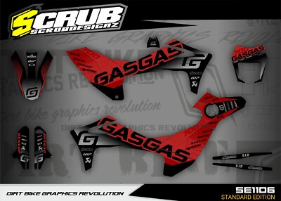 Gas Gas ES 700 2022 2023 2024 Enduro Grafik Dekor Aufkleber