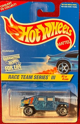 HOT WHEELS RACE TEAM SERIES III HUMMER #533. SEE COMBINED OFFERS!