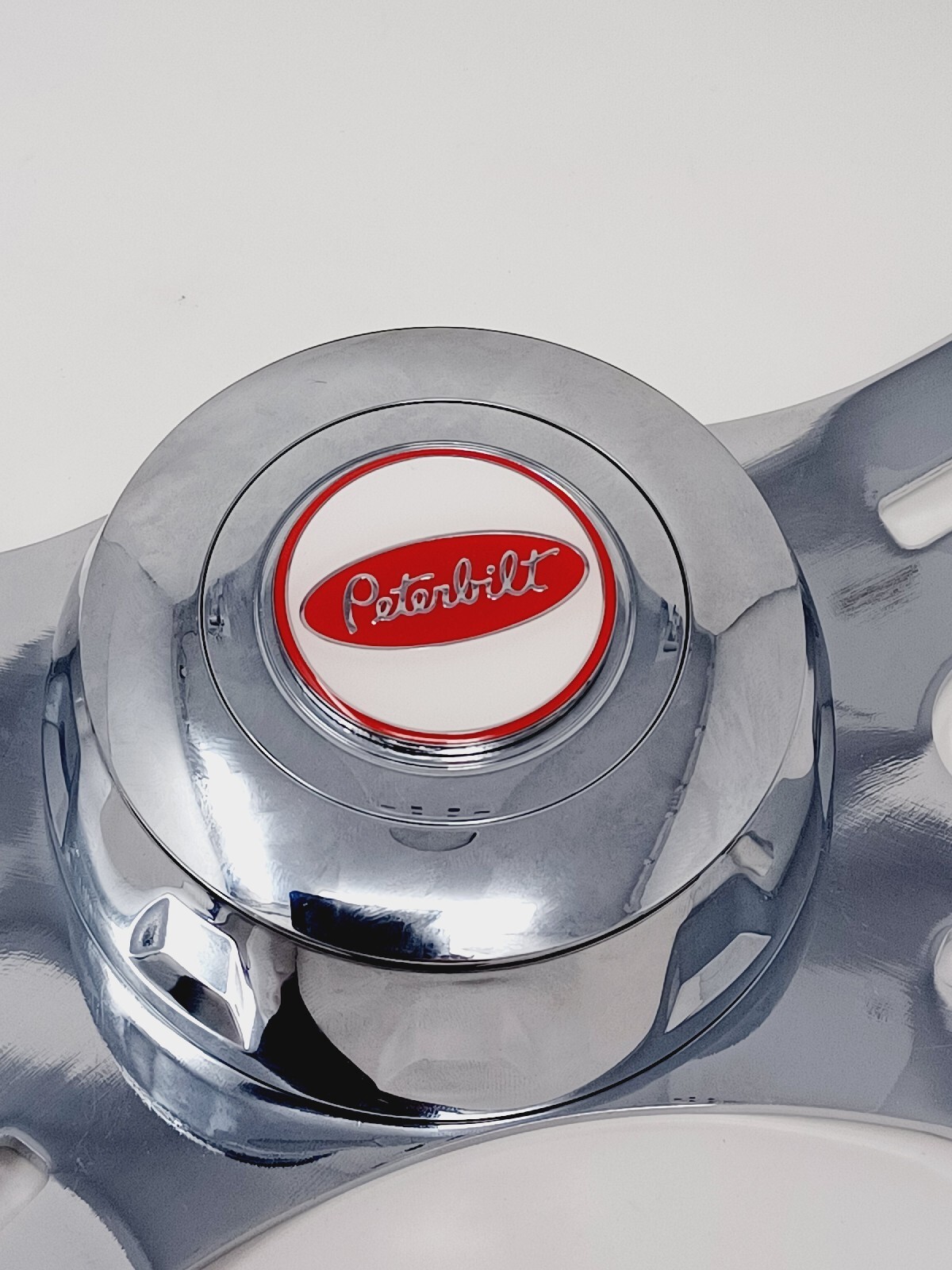 Peterbilt Steering Wheel horn button Metal Emblem 3m Vhb eBay