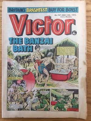Victor #747 14/6/75 Killer Kennedy, Planet Seekers, Slim Jim DC Thompson Comic 