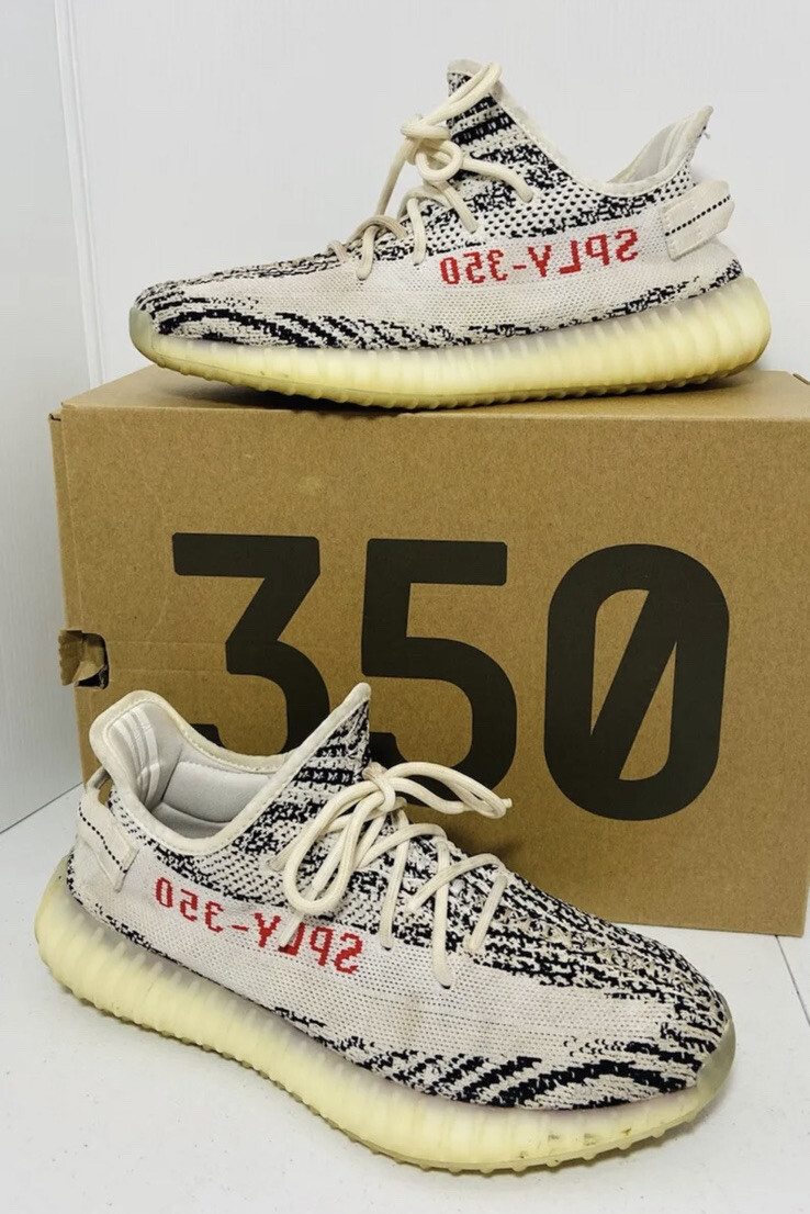 adidas Yeezy Boost 350 V2 Low Zebra Size 9 | eBay
