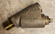 WILKINS 3/4" Y Strainer 100 Bronze w/ adapter