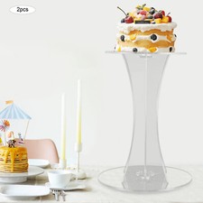 60cm Acrylic Vase Stand Clear Flower Rack For Party Wedding Venue Decor Roadlead