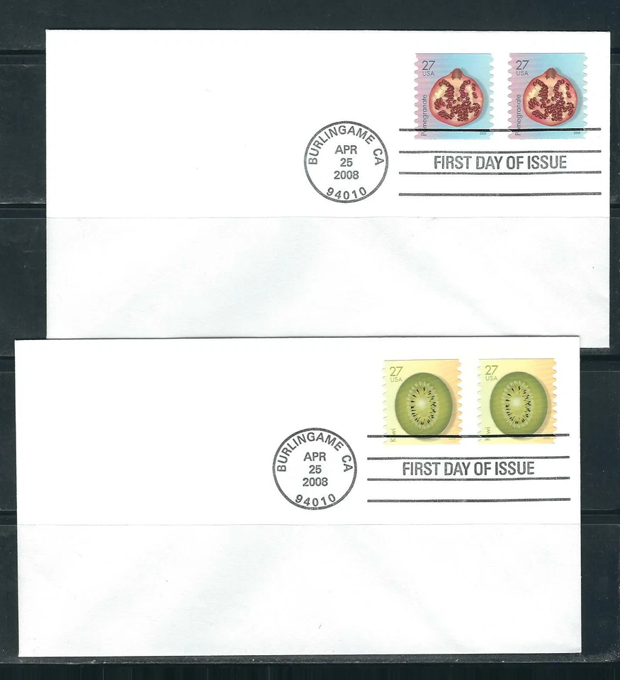 US SC # 4258-4262 Tropical Fruits FDC. 5 Covers Set . Ready For Cachet - Image 2 of 2