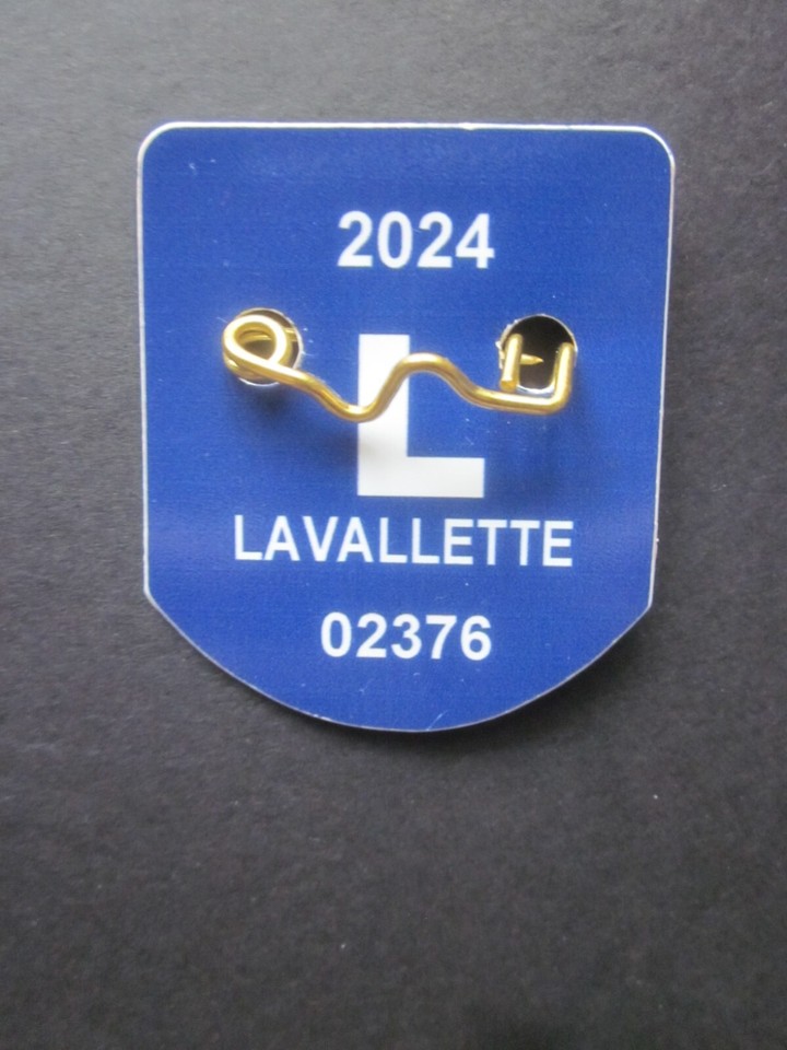 60 YEAR COLLECTION LAVALLETTE NEW JERSEY SEASONAL BEACH BADGES/TAGS eBay