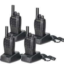 4pcs Retevis H777Plus FRS Two Way Radios 1000mAh 2W Walkie Talkies for Business