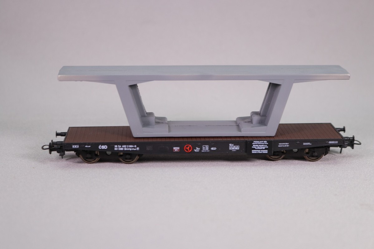 Wagon Plat HO Bramos 3513 – CSD Bobine – Époque 4 – Occasion Comme Neuf