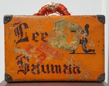 VINTAGE AMERICAN BAUMAN ROLLER SKATING CASE DUBUQUE CEDAR RAPIDS CHARLES CITY IA