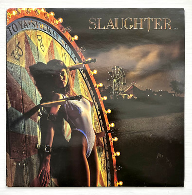 Slaughter - Stick It To Ya 1990 UK NM/EX 12'' LP Vinyl Album Record, CHS 41702