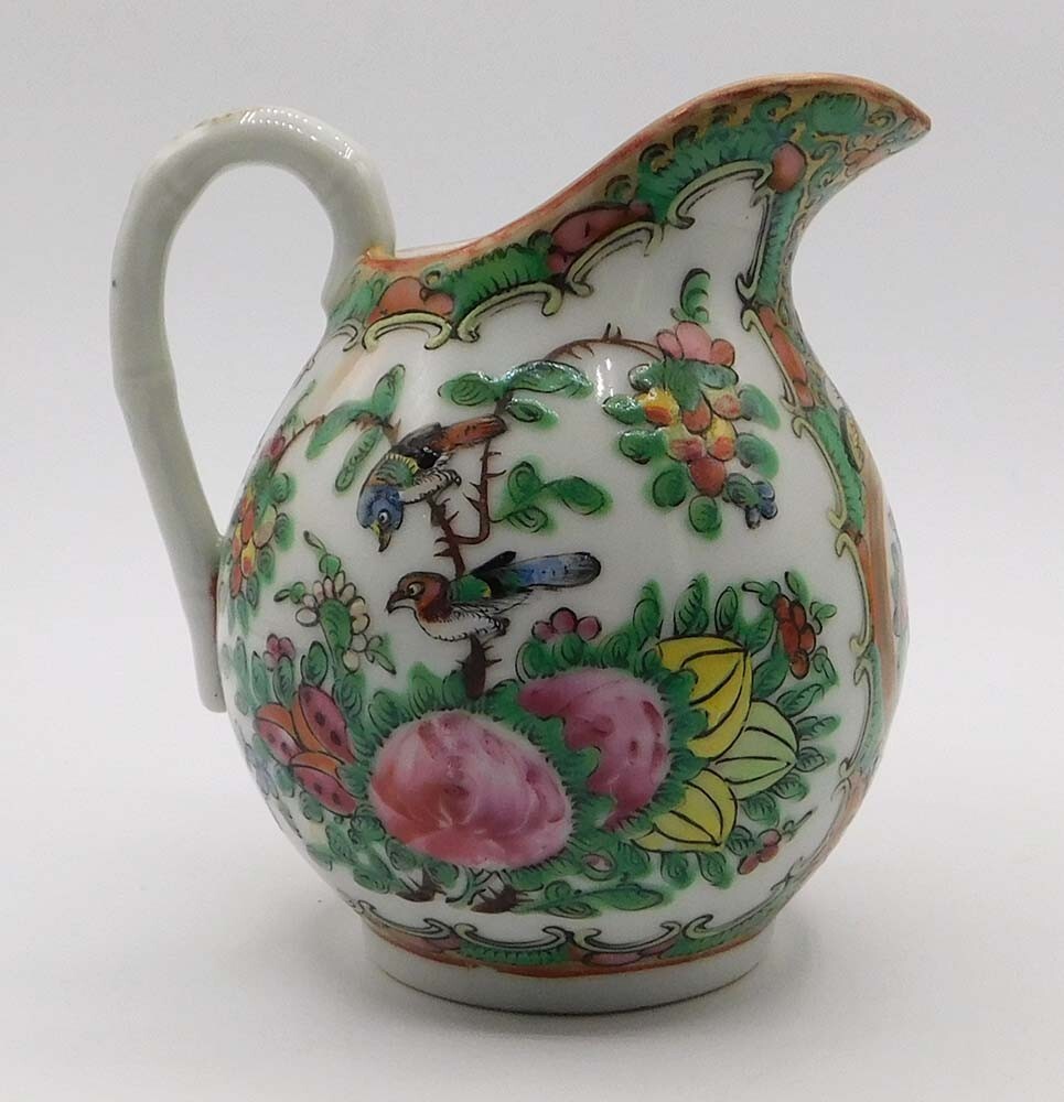 ヴィンテージ　酒器セット　北朝鮮　DPRK Vintage Antique Chinese Export Famille Rose Medallion Porcelain