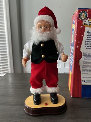 スイング　サンタクロース Vintage 90s Christmas Gemmy Hip Swinging Santa North Pole