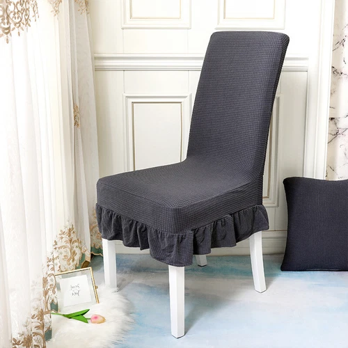 Stuhlhussen Esszimmer abnehmbar Sitzschoner Bezug Schonbezug Hochzeit Deko - Bild 15 von 32