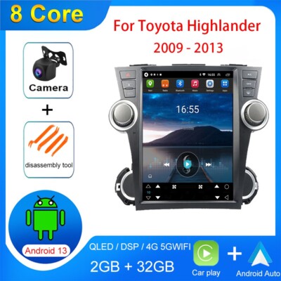 12.1'' Android For Toyota Highlander 2009-2013 Car Radio GPS Navig Player Stereo