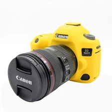 AMZER Soft Silicone Protective Case for Canon EOS 5D Mark IV - Yellow